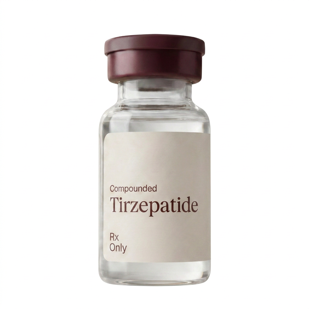 Compounded Tirzepatide vial